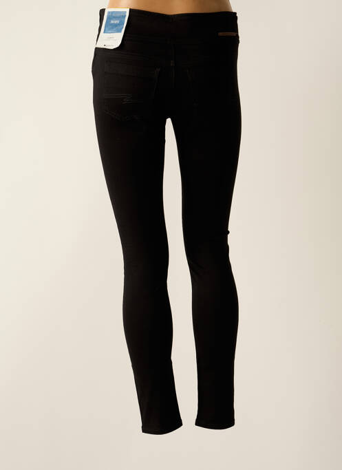Jegging tissage popeline taille haute noir STREET ONE femme