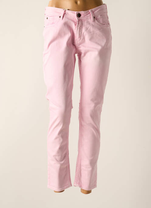 Jeans coupe slim taille basse taille basse rose GARCIA femme