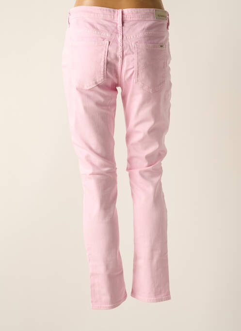 Jeans coupe slim taille basse taille basse rose GARCIA femme