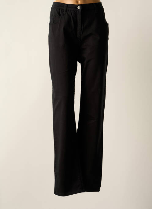 Pantalon droit noir KANOPE pour femme