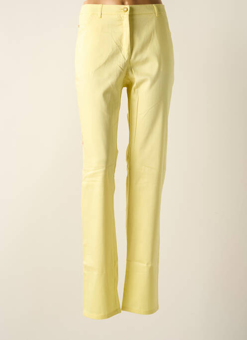 Pantalon slim jaune PAZ TORRAS pour femme