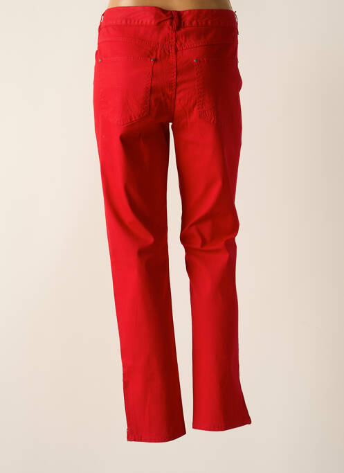 Pantalon slim rouge DDP pour femme