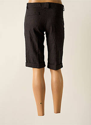 Bermuda coupe droite marron MY MOON femme