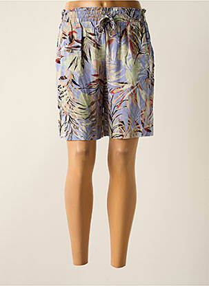 Bermuda taille élastique bleu GARCIA femme