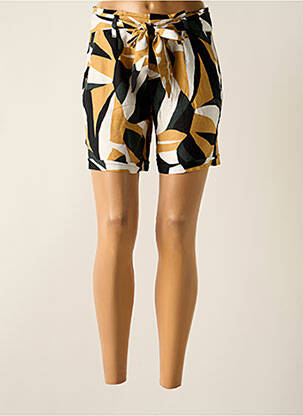 Short coupe droite beige STREET ONE femme