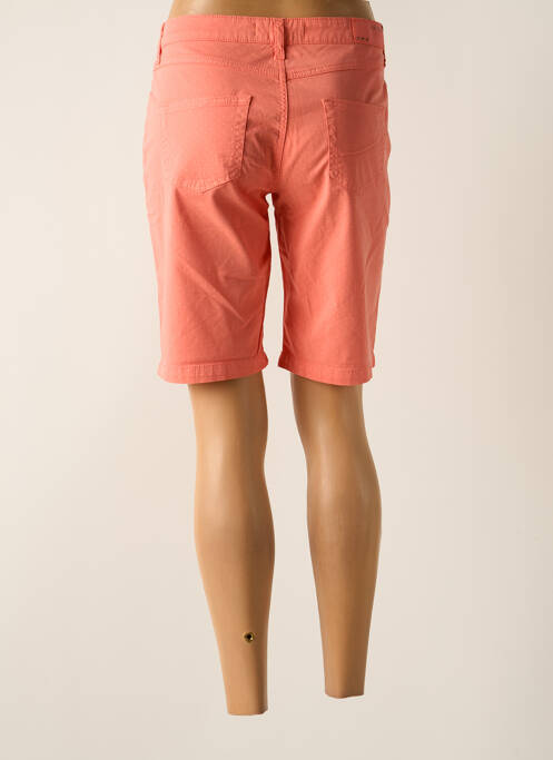 Bermuda orange KANOPE pour femme