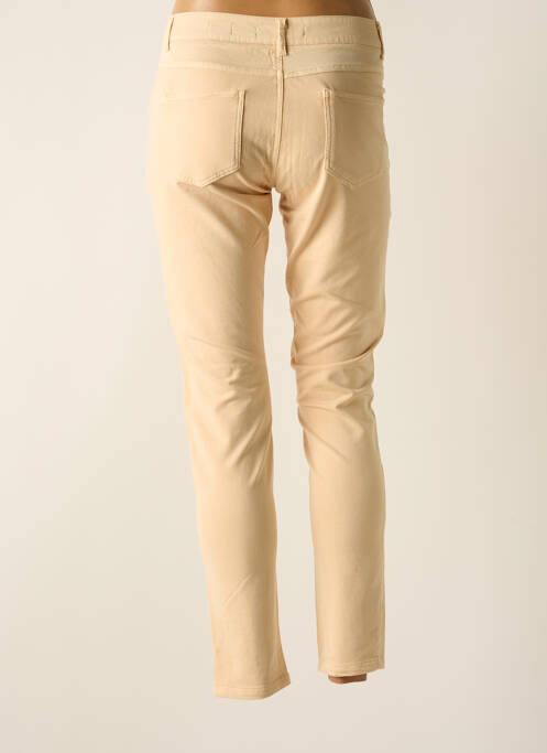 Pantalon slim beige BROADWAY pour femme