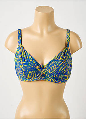 Haut de maillot de bain stretch haut soutien-gorge emboitant vert SIMONE PERELE femme