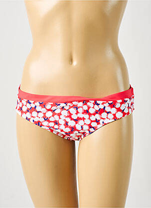 Bas de maillot de bain imprimé fantaisie culotte rouge BESTFORM femme