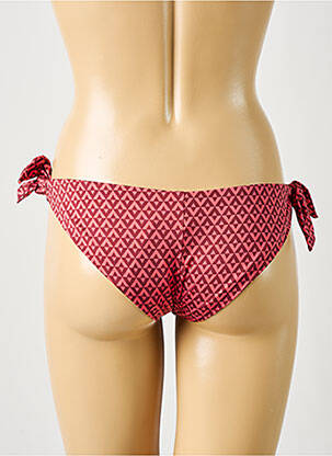 Bas de maillot de bain tissage satiné bikini rouge SIMONE PERELE femme