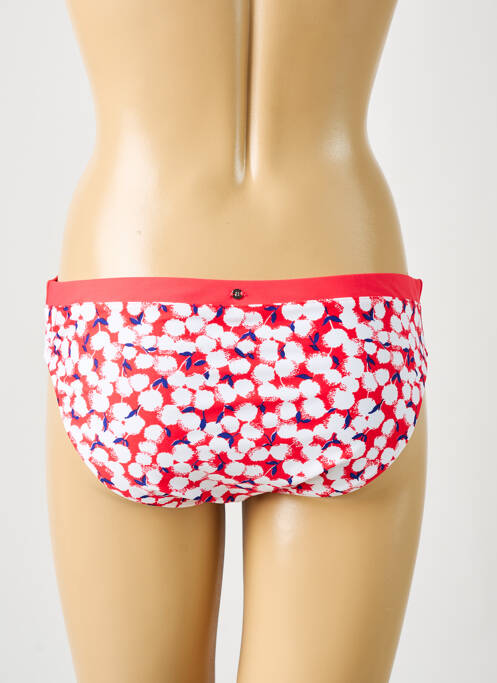 Bas de maillot de bain imprimé fantaisie culotte rouge BESTFORM femme