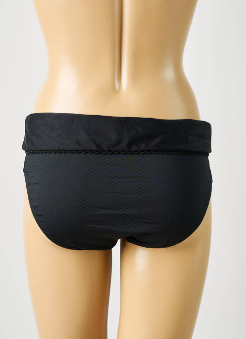 Bas de maillot de bain effet matière satinée culotte noir BESTFORM femme