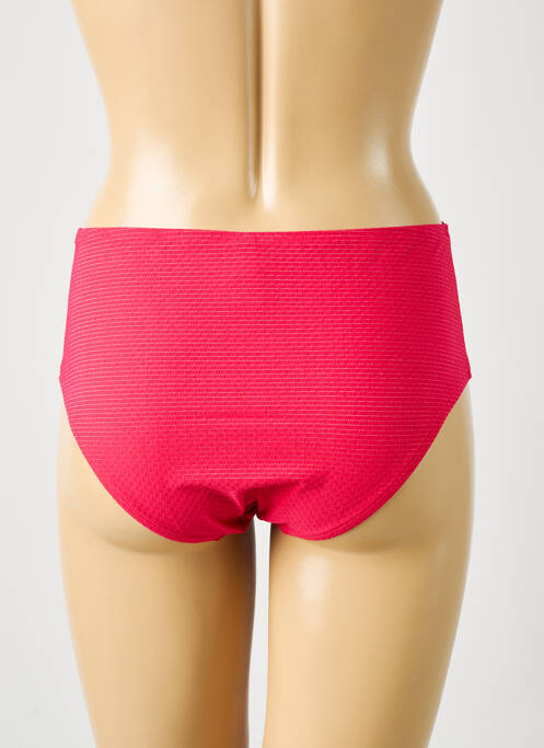 Bas de maillot de bain effet matière satinée culotte rose SIMONE PERELE femme