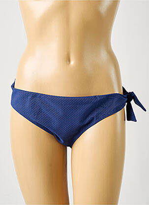 Bas de maillot de bain micro fibres bikini bleu SIMONE PERELE femme