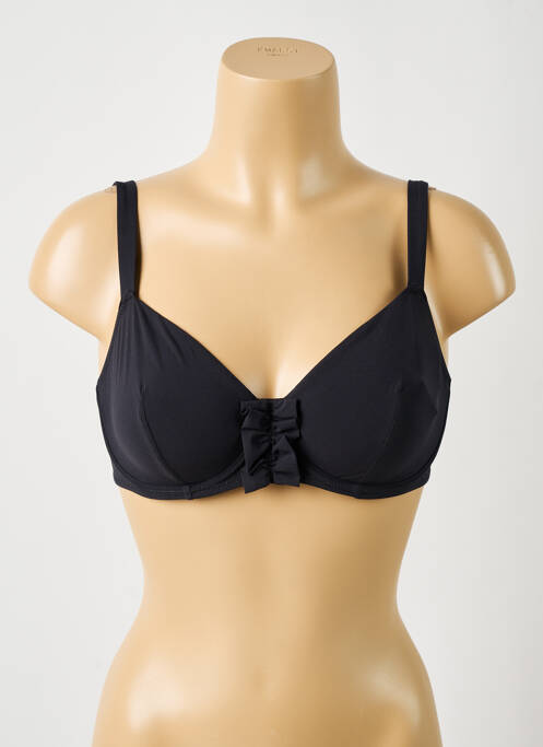 Haut de maillot de bain bretelles élastiquées ajustables haut soutien-gorge balconnet noir SIMONE PERELE femme