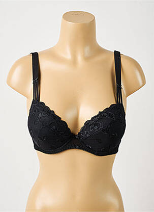 Soutien-gorge effet matière satinée haut soutien-gorge avec mousse de rembourrage amovible noir AUBADE femme