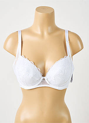 Soutien-gorge effet matière satinée haut soutien-gorge avec mousse de rembourrage amovible blanc AUBADE femme