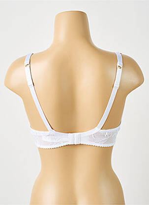 Soutien-gorge effet matière satinée haut soutien-gorge avec mousse de rembourrage amovible blanc AUBADE femme