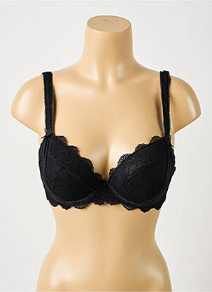 Soutien-gorge broderie haut soutien-gorge avec mousse de rembourrage amovible noir AUBADE femme