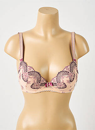 Soutien-gorge effet matière satinée haut soutien-gorge avec mousse de rembourrage amovible orange AUBADE femme