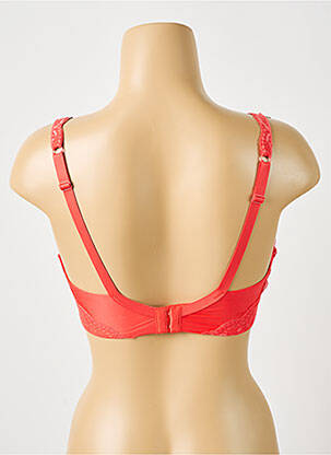 Soutien-gorge effet matière satinée haut soutien-gorge moulé orange AUBADE femme