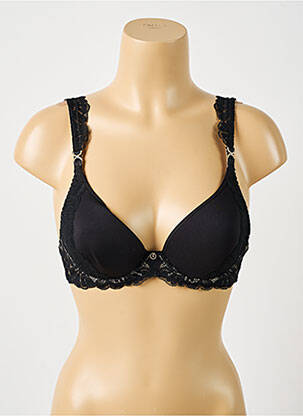 Soutien-gorge broderie haut soutien-gorge moulé noir AUBADE femme