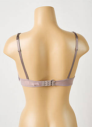 Soutien-gorge effet matière satinée haut soutien-gorge push-up gris AUBADE femme