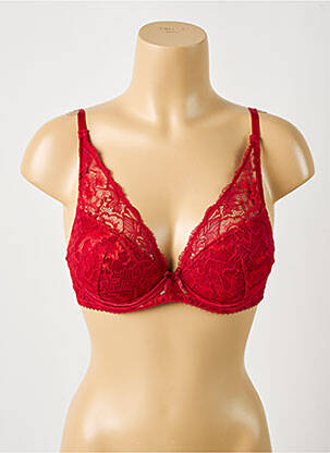 Soutien-gorge haut soutien-gorge push-up haut soutien-gorge push-up rouge AUBADE femme