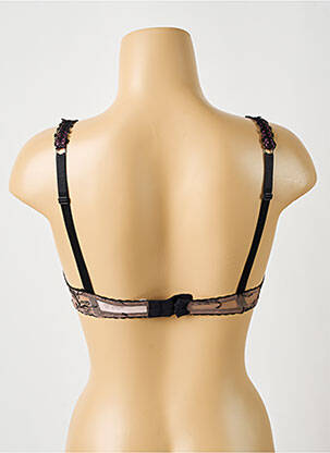 Soutien-gorge effet matière satinée haut soutien-gorge moulé marron AUBADE femme