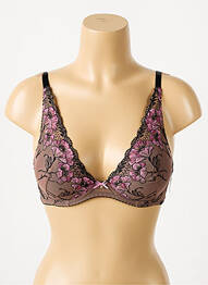 Soutien-gorge haut soutien-gorge push-up haut soutien-gorge push-up marron AUBADE femme