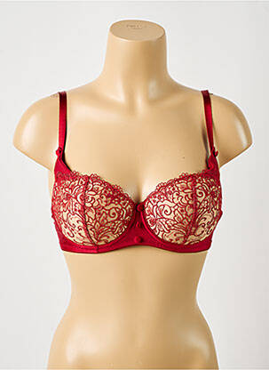 Soutien-gorge légère et transparente haut soutien-gorge moulé rouge AUBADE femme