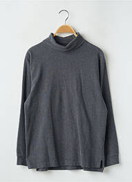 Sous-pull coupe droite manches longues gris SOMEWHERE homme
