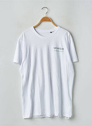 T-shirt coupe droite manches courtes blanc B&C homme