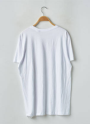 T-shirt coupe droite manches courtes blanc B&C homme