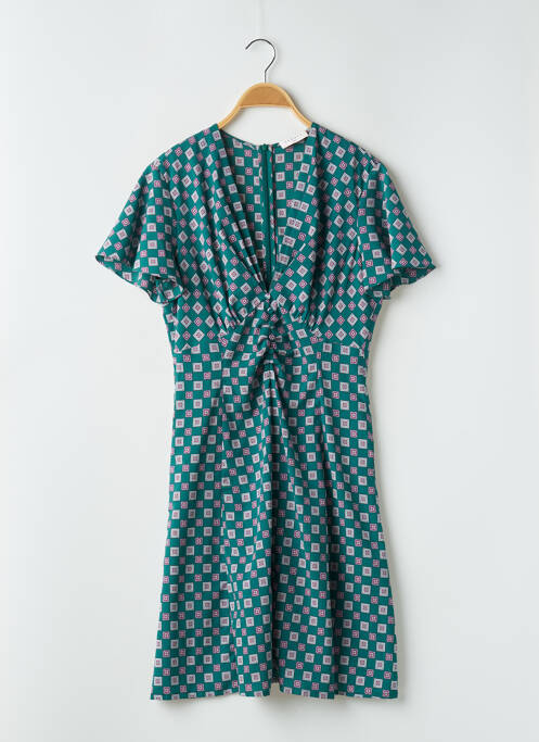 Robe mi-longue vert SANDRO pour femme