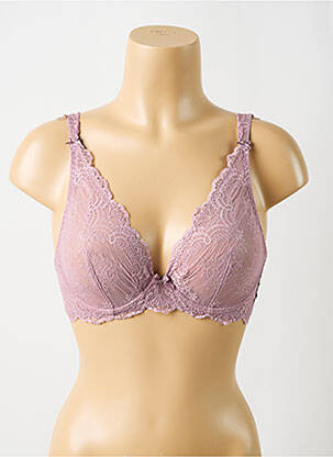 Soutien-gorge légère et transparente haut soutien-gorge emboitant violet AUBADE femme