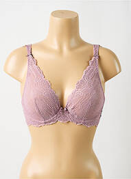 Soutien-gorge légère et transparente haut soutien-gorge emboitant violet AUBADE femme