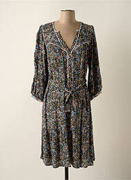 Robe courte manches 3/4 manches 3/4 noir GARCIA femme