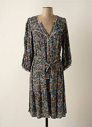 Robe courte manches 3/4 manches 3/4 noir GARCIA femme
