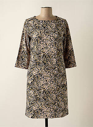 Robe courte manches 3/4 manches 3/4 noir GARCIA femme