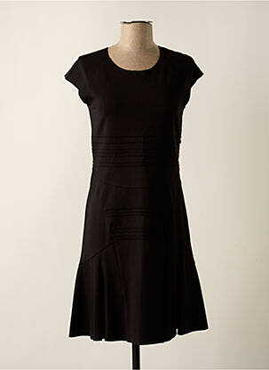 Robe courte manches courtes manches courtes noir MEXX femme