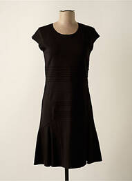 Robe courte manches courtes manches courtes noir MEXX femme