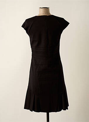 Robe courte manches courtes manches courtes noir MEXX femme