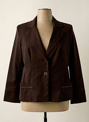Blazer poches marron LEWINGER femme
