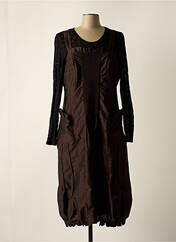 Robe mi-longue marron PAUSE CAFE pour femme seconde vue