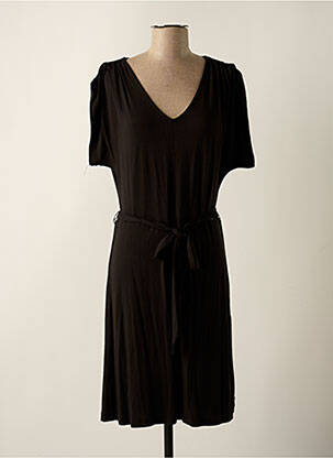 Robe mi-longue noir GARCIA pour femme