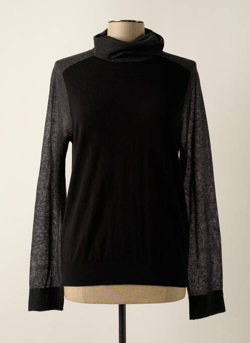 Pull col roulé noir MEXX pour femme