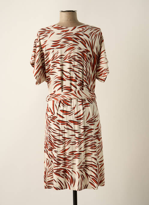 Robe mi-longue marron GARCIA pour femme