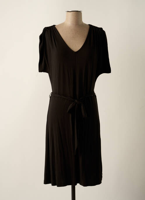 Robe mi-longue noir GARCIA pour femme