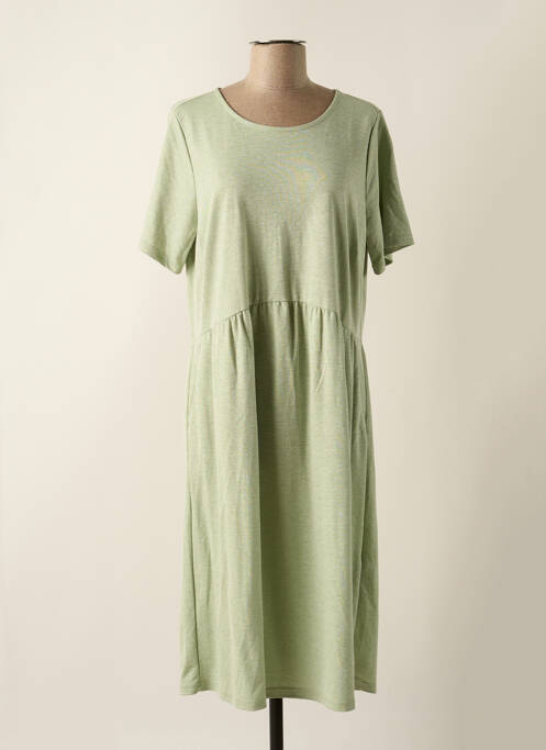 Robe mi-longue vert CISO pour femme